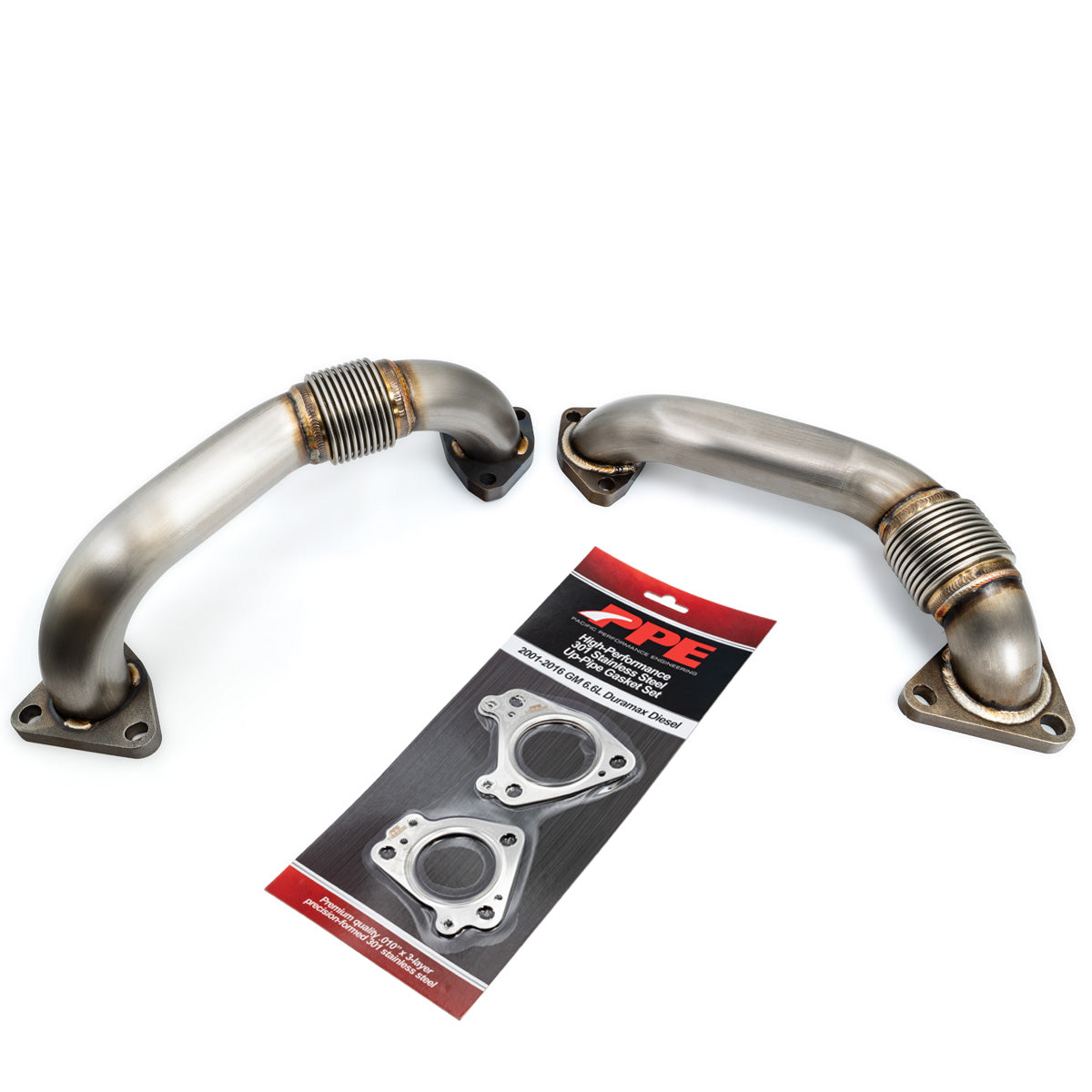 Oem Length Up-Pipes Non-EGR GM Fed 01-04 And Ca 2001 PPE Diesel